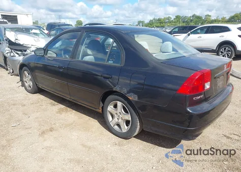 2004 Honda Civic Ex из США, поврежденный, VIN 2HGES26744H622006